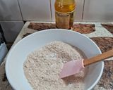 Foto del paso 2 de la receta: Budín semi integral de acelga y morrón rojo