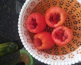 स्टफ्ड टमाटर(stuffed tamater recipe in hindi) रेसिपी चरण 1 फोटो