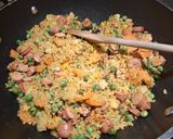 Curry-s zöldséges virslis tarhonya zabkrémmel /egytálétel/🥕🌽🫛🥦🥘🥘🥘 recept fázis 2 fotója