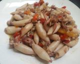 Foto langkah ke 6 dari resep Tumis Cumi Asin Pedas.