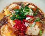 Foto langkah ke 3 dari resep 444.Telor Ceplok Kuah Kecap.
