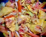 Hình bước làm 4 của món Cơm gà Pilaf (Malaysia)