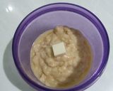 Foto langkah ke 4 dari resep Bubur udang keju (MPASI 6+).