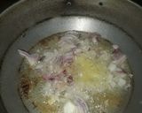 A picture of step 2 of Mash daal fry.