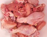 A picture of step 1 of Kashmiri kadam Saag Chicken.