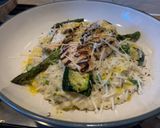 A picture of step 6 of Chargrilled summer vegetable risotto with lemon and herb chicken.