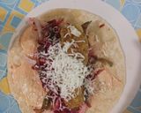 A picture of step 5 of Healthy Roti wraps.