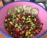 Foto del paso 5 de la receta Salteado de edamame, picada de pavo y verduras