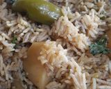 A picture of step 4 of Begaan pollaow 🍆🍆 #cookpadapp.