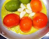 A picture of step 2 of Garlic Raw Mango Tomato Chutney.