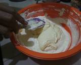 Cake putih telur matcha #ketopad langkah memasak 5 foto