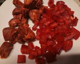 A picture of step 1 of Spicy rice one pan quick weeknight meal.