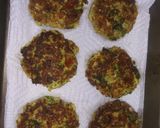Foto del paso 3 de la receta: Tortas de brócoli, coliflor y pollo