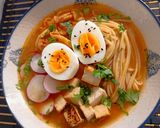 Foto del paso 8 de la receta: Ramen coreano de tofu 🍜✨ // Korean Kimchi Ramen