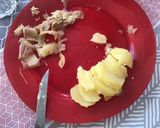Une image de l'étape 11 de Salade de harengs fumés,pommes de terre,oignons nouveaux et cornichons.