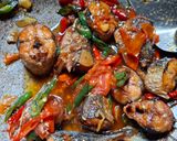 Foto langkah ke 5 dari resep Ikan Kembung Tumis Pedas.