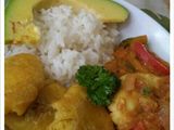 Filete de pescado con coco