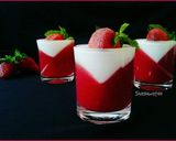 A picture of step 12 of Strawberry panna-cotta.