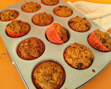 Foto del paso 9 de la receta: Muffins veganos de plátano y zanahorias🧁🥕🍌