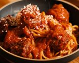 A picture of step 8 of Nonna Approved Spaghetti & Meatballs.