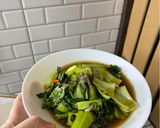 รูปขั้นตอนการทำที่ 8 ของ 🥬 : ผัดผักกวางตุ้งน้ำมันหอย (กวางตุ้งไต้หวัน)