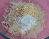 A picture of step 2 of Aloo Ka Chilla.