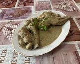 Foto del paso 9 de la receta: Conejo en salsa de champiñones