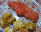 Foto del paso 5 de la receta: Pescado con salsa romesco y maní