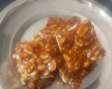 A picture of step 2 of Peanut chikki.