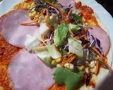 Wrap đ„ ajvĂĄrral csemege karajjal zöldsĂ©gekkel recept fĂĄzis 3 fotĂłja
