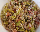 Foto del paso 4 de la receta: Pastel frío de pollo y lechuga