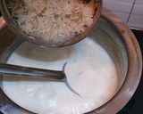 A picture of step 2 of Kesariya Mava Rice Kheer.