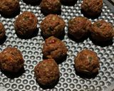 A picture of step 4 of Silky mashed potatoes with sweet and sour meatballs.