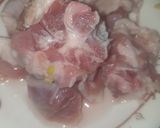 A picture of step 2 of Mutton yakhni soup.