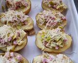 Une image de l'étape 4 de °Pommes de terre farcies au jambon et fondue de poireaux°.