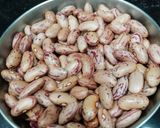 A picture of step 1 of Chitra Rajmah.