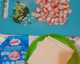 Foto langkah ke 1 dari resep Crab Rangoon (Pangsit Goreng Keju).