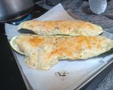 Foto del paso 5 de la receta: Calabacín relleno de col, cebolla y champiñones