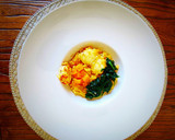 Foto del paso 15 de la receta: Arroz con rape y gambones, calabaza y espinacas