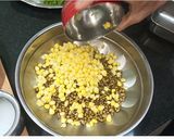 A picture of step 1 of Whole moong salad.