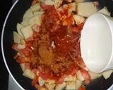 A picture of step 3 of Masala Idli.