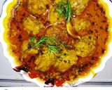 A picture of step 1 of Posta Dana ki sabji.