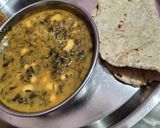 A picture of step 4 of Lal saag Malvani rassa.
