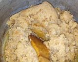 A picture of step 6 of Moong dal Halwa.
