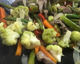 Foto del paso 3 de la receta: Wok de verduras con tiras de ternera