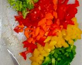 A picture of step 1 of Veggies upma.