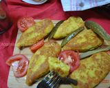 A picture of step 8 of Iranian Potato Patties Sandwich ساندویچ کوکو سیب زمینی.