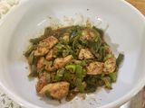 สันในไก่ซอสพริกไทยดำ