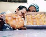 Foto langkah ke 8 dari resep Roti sobek isi chocolatos takaran sendok makan.