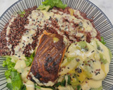 Foto del paso 5 de la receta: Salmón rosado al horno con ensalada fresca!